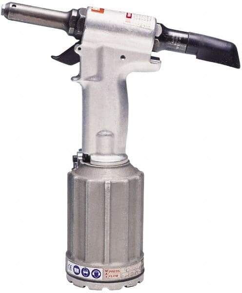 HUCK - Up to 1/4" Capacity, Air Riveting Hammer - 0.683" Long Stroke, 1/4" Inlet - Strong Tooling