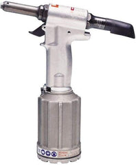 HUCK - Up to 1/4" Capacity, Air Riveting Hammer - 0.683" Long Stroke, 1/4" Inlet - Strong Tooling