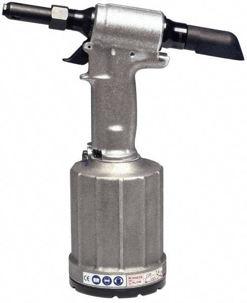 HUCK - Up to 1/4" Capacity, Air Riveting Hammer - 0.675" Long Stroke, 1/4" Inlet - Strong Tooling