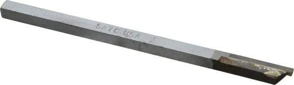 Made in USA - 9/32 x 9/32" Shank, Forming Single Point Tool Bit - SA-7C, Grade C2 - Exact Industrial Supply