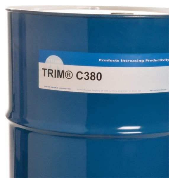 Master Fluid Solutions - Trim C380, 54 Gal Drum Grinding Fluid - Synthetic, For Machining - Strong Tooling