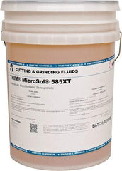 Master Fluid Solutions - Trim MicroSol 585XT, 5 Gal Pail Cutting & Grinding Fluid - Semisynthetic, For Machining - Strong Tooling