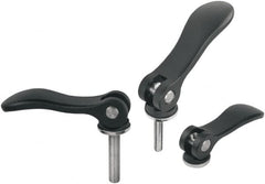 KIPP - M5, Aluminum Threaded Hole Adjustable Clamping Handle - 79.2mm OAL, 22mm High - Strong Tooling