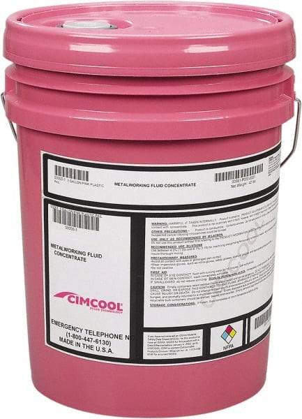 Cimcool - Cimperial 861, 5 Gal Pail Cutting & Grinding Fluid - Semisynthetic - Strong Tooling