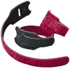 VELCRO Brand - 1170 Piece 1/2" Wide x 10" Piece Length, Self Fastening Tie/Strap Hook & Loop Strap - Perforated/Pieces Roll, Black - Strong Tooling