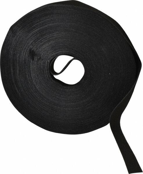 VELCRO Brand - 5/8" Wide x 25 Yd Long Self Fastening Tie/Strap Hook & Loop Roll - Continuous Roll, Black, Printable Surface - Strong Tooling