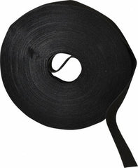 VELCRO Brand - 5/8" Wide x 25 Yd Long Self Fastening Tie/Strap Hook & Loop Roll - Continuous Roll, Black, Printable Surface - Strong Tooling