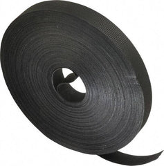 VELCRO Brand - 3/4" Wide x 25 Yd Long Self Fastening Tie/Strap Hook & Loop Roll - Continuous Roll, Black, Printable Surface - Strong Tooling