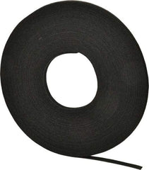 VELCRO Brand - 3/8" Wide x 25 Yd Long Self Fastening Tie/Strap Hook & Loop Roll - Continuous Roll, Black - Strong Tooling