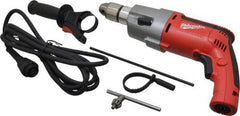 Milwaukee Tool - 120 Volt 1/2" Keyed Chuck Electric Hammer Drill - 0 to 16,000 & 0 to 40,000 BPM, 0 to 1,000 & 0 to 2,500 RPM - Strong Tooling