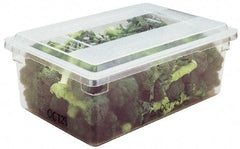 Rubbermaid - Rectangular, Clear Polycarbonate Food Tote Box - 12" High x 18" Wide x 26" Long - Strong Tooling