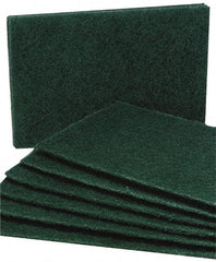 Ability One - 9-1/2" Long x 6" Wide x 1/4" Thick Sponge - Medium-Duty, Green - Strong Tooling