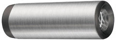 Jergens - 1/2" Diam x 3-1/2" Pin Length Alloy Steel Pull Out Dowel Pin - C 47-58 & C 60-64 (Surface) Hardness, 1 Beveled & 1 Threaded End - Strong Tooling