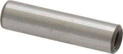 Jergens - 1/4" Diam x 1" Pin Length Alloy Steel Pull Out Dowel Pin - C 47-58 & C 60-64 (Surface) Hardness, 1 Beveled & 1 Threaded End - Strong Tooling