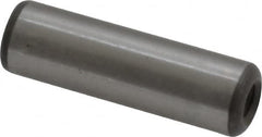 Jergens - 3/8" Diam x 1-1/4" Pin Length Alloy Steel Pull Out Dowel Pin - C 47-58 & C 60-64 (Surface) Hardness, 1 Beveled & 1 Threaded End - Strong Tooling