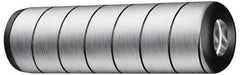 Jergens - 3/4" Diam x 2-1/2" Pin Length Alloy Steel Grooved Dowel Pin - C 47-58 & C 60-64 (Surface) Hardness, 1 Beveled & 1 Threaded End - Strong Tooling