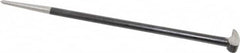 Value Collection - 16" OAL Rolling Head Pry Bar - 1/2" Wide, Chrome Vanadium - Strong Tooling