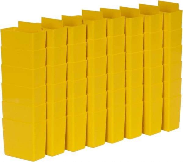 Quantum Storage - 1.8" Wide x 3" High, Yellow Bin Cup - Use with Quantum Storage Systems - Shelf Bin - Strong Tooling