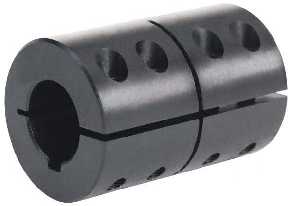 Climax Metal Products - 1/4" Bore, Steel, One Piece Clamping Shaft Collar - 13/16" Outside Diam, 1-1/4" Wide - Strong Tooling