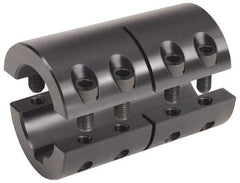 Climax Metal Products - 1 x 3/4" Bore, Steel, With Keyway Two Piece Split Shaft Collar - 1-3/4" Outside Diam, 3" Wide - Strong Tooling