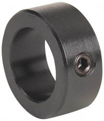 Climax Metal Products - 3-13/16" Bore, Steel, One Piece Solid Set Screw Collars - 5-1/4" Outside Diam, 1-1/8" Wide - Strong Tooling