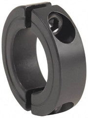 Climax Metal Products - 3-7/8" Bore, Steel, Two Piece Clamping Shaft Collar - 5-1/4" Outside Diam, 7/8" Wide - Strong Tooling