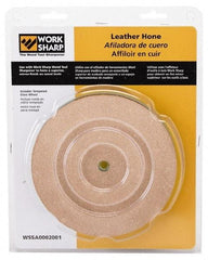 Work Sharp - 6 Inch Outside Diameter Leather Hone Kit - Work Sharp 3000 Machine Compatible - Strong Tooling