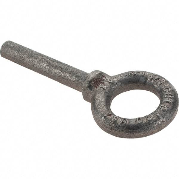 Gibraltar - Steel, Fixed Blank Lifting Eye Bolt - 2-1/2" Shank, Shoulder - Strong Tooling