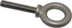 Gibraltar - 2,600 Lb Capacity, Steel, 1/2-13 Thread, Lifting Eye Bolt - Fully Threaded, 2-1/2" Shank, 2-1/2" Thread Length, Shoulder - Strong Tooling