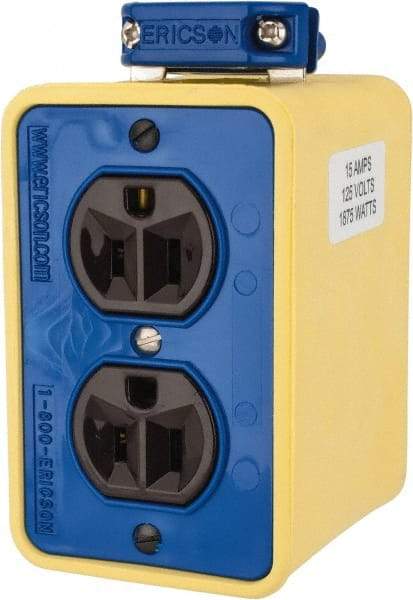 Conductix - Plastic Rectangle Outlet Box - 4-1/2" Overall Height x 2-1/2" Overall Width - Strong Tooling