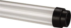 Made in USA - 48 Inch Long, Clear, Fluorescent Lamp Sleeve - T8 Shape - Strong Tooling