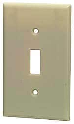 Leviton - 1 Gang, 4-1/2 Inch Long x 2-3/4 Inch Wide, Standard Outlet Wall Plate - Strong Tooling