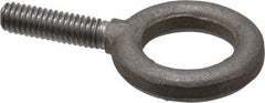 Gibraltar - 900 Lb Capacity, Steel, 5/16-18 Thread, Fixed Lifting Eye Bolt - Fully Threaded, 1-1/8" Shank, 1-1/8" Thread Length, No Shoulder - Strong Tooling