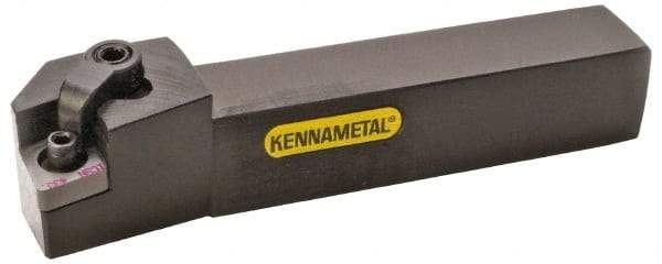 Kennametal - MCFN, Right Hand Cut, 0° Lead Angle, 1" Shank Height x 1" Shank Width, Negative Rake Indexable Turning Toolholder - 6" OAL, CN..43. Insert Compatibility, Series Kenloc - Strong Tooling