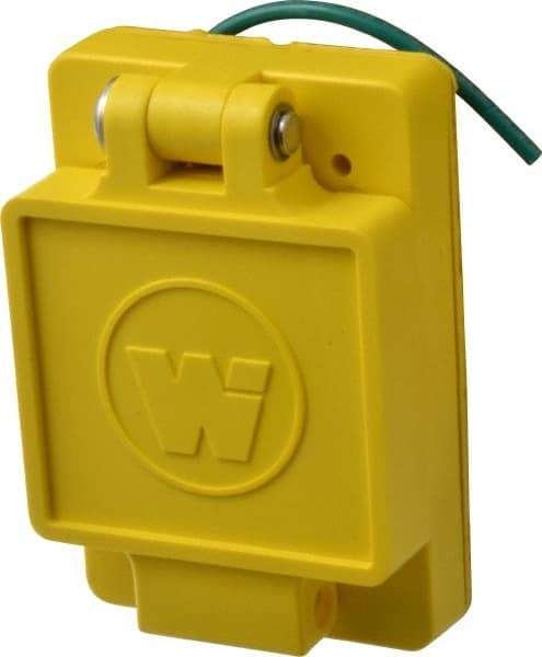 Value Collection - 250 VAC, 30 Amp, L6-30R NEMA, Ungrounded Receptacle - 2 Poles, 3 Wire, Female End, Yellow - Strong Tooling