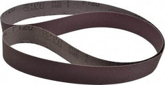 3M - 1-1/2" Wide x 60" OAL, 120 Grit, Aluminum Oxide Abrasive Belt - Aluminum Oxide, Fine, Coated, X Weighted Cloth Backing, Series 341D - Strong Tooling