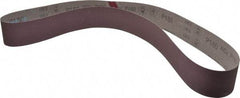 3M - 2-1/2" Wide x 60" OAL, 180 Grit, Aluminum Oxide Abrasive Belt - Aluminum Oxide, Very Fine, Coated, X Weighted Cloth Backing, Series 341D - Strong Tooling