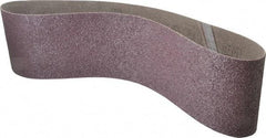 3M - 6" Wide x 48" OAL, 24 Grit, Aluminum Oxide Abrasive Belt - Aluminum Oxide, Very Coarse, Coated, X Weighted Cloth Backing, Series 341D - Strong Tooling