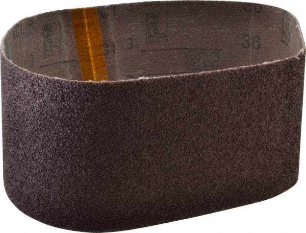 3M - 3" Wide x 24" OAL, 36 Grit, Aluminum Oxide Abrasive Belt - Aluminum Oxide, Very Coarse, Coated, X Weighted Cloth Backing, Series 341D - Strong Tooling