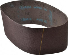 3M - 4" Wide x 24" OAL, 60 Grit, Aluminum Oxide Abrasive Belt - Aluminum Oxide, Medium, Coated, X Weighted Cloth Backing, Series 341D - Strong Tooling