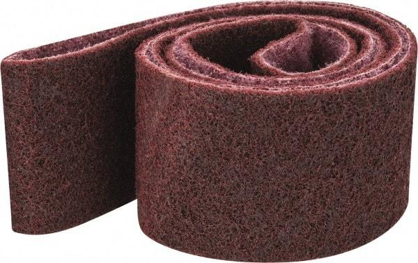 3M - 2-1/2" Wide x 60" OAL, Aluminum Oxide Abrasive Belt - Aluminum Oxide, Medium, Nonwoven, Series SC-BS - Strong Tooling