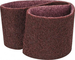 3M - 3" Wide x 24" OAL, Aluminum Oxide Abrasive Belt - Aluminum Oxide, Medium, Nonwoven, Series SC-BS - Strong Tooling