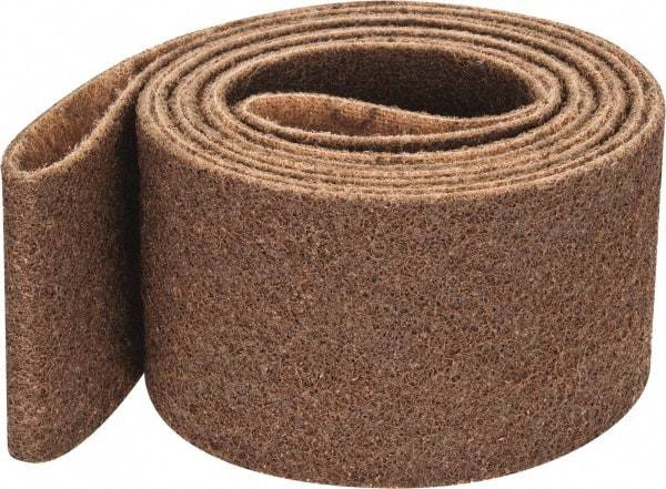 3M - 4" Wide x 132" OAL, Aluminum Oxide Abrasive Belt - Aluminum Oxide, Coarse, Nonwoven, Series SC-BS - Strong Tooling