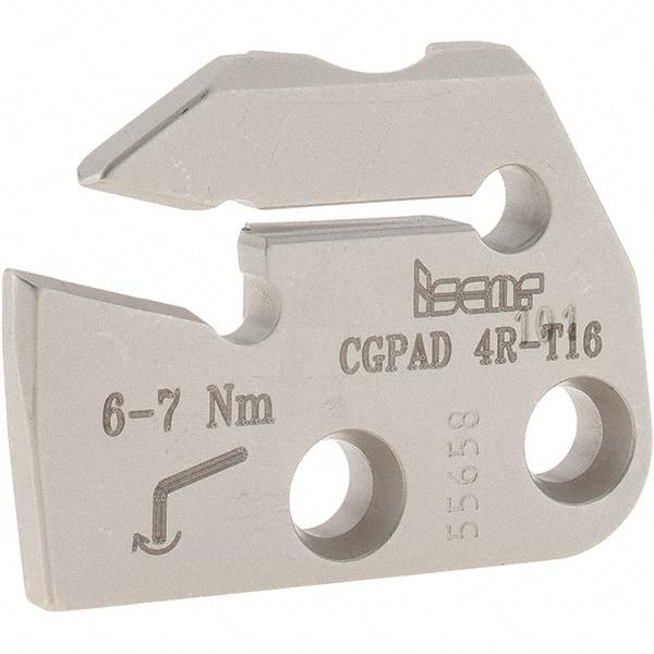 Iscar - Right Hand Cut, 5mm Insert Width, Cutoff & Grooving Support Blade for Indexables - 16mm Max Depth of Cut, 5.2mm Head Projection - Strong Tooling