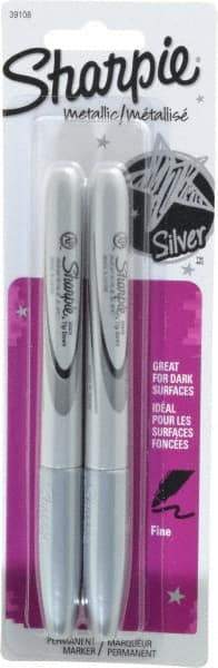 Sharpie - Metallic Silver Wet Surface Pen - Fine Tip, AP Nontoxic Ink - Strong Tooling