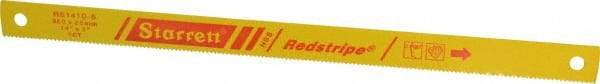 Starrett - 14" Long, 10 Teeth per Inch, High Speed Steel Power Hacksaw Blade - Toothed Edge, 1" Wide x 0.05" Thick - Strong Tooling