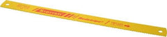 Starrett - 14" Long, 6 Teeth per Inch, High Speed Steel Power Hacksaw Blade - Toothed Edge, 1-1/4" Wide x 0.062" Thick - Strong Tooling