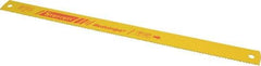 Starrett - 17" Long, 6 Teeth per Inch, High Speed Steel Power Hacksaw Blade - Toothed Edge, 1-1/4" Wide x 0.062" Thick - Strong Tooling