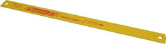 Starrett - 17" Long, 10 Teeth per Inch, High Speed Steel Power Hacksaw Blade - Toothed Edge, 1-1/4" Wide x 0.062" Thick - Strong Tooling