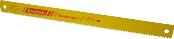 Starrett - 18" Long, 4 Teeth per Inch, High Speed Steel Power Hacksaw Blade - Toothed Edge, 1-1/2" Wide x 0.075" Thick - Strong Tooling